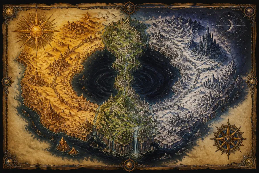 Ilse's map of the world.